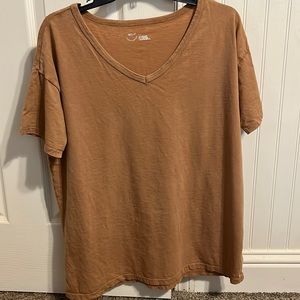 Aerie distressed v-neck